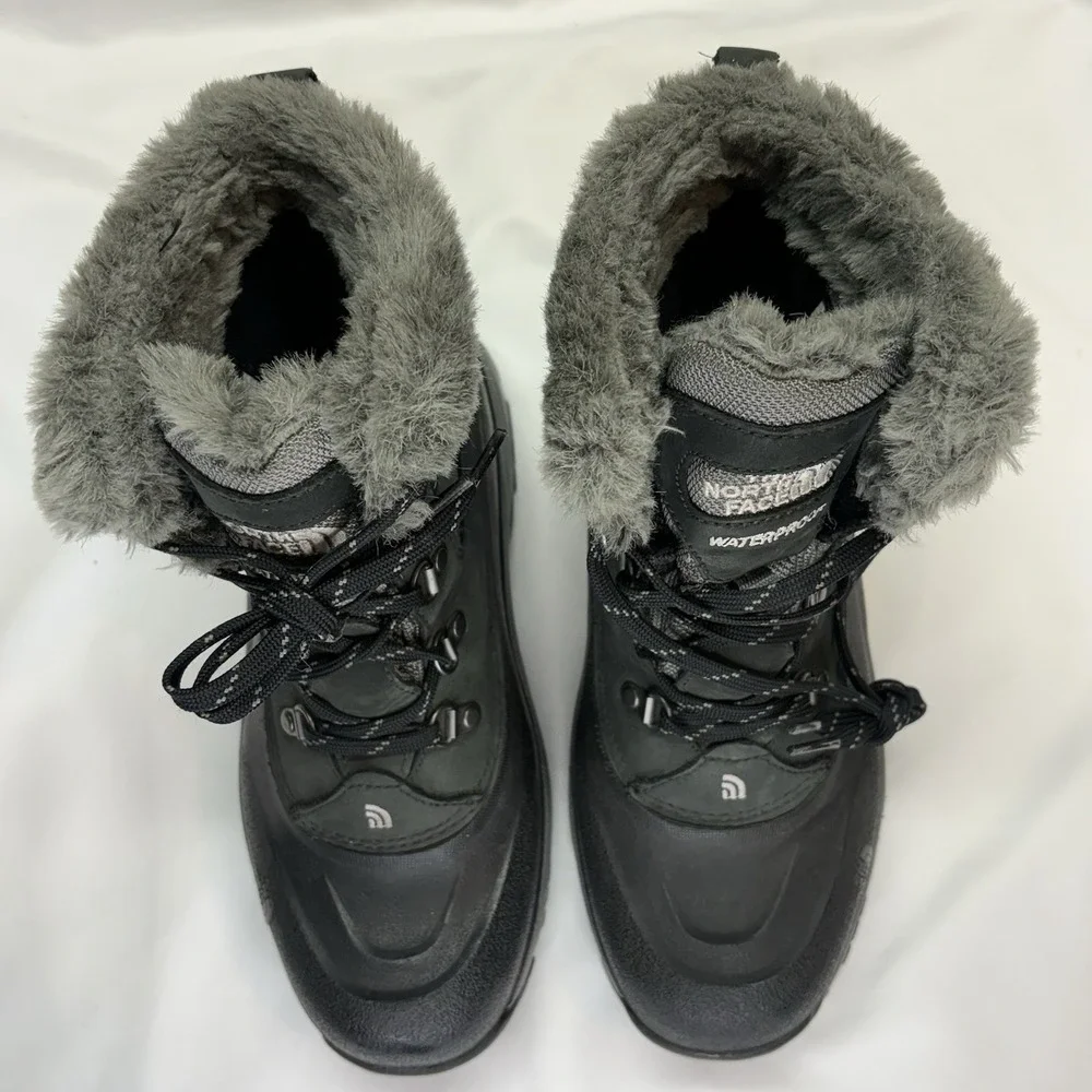 The North Face Chilkat Waterproof Duck Boots Women's 8.5‎ LaceUp Snow PrimaLoft